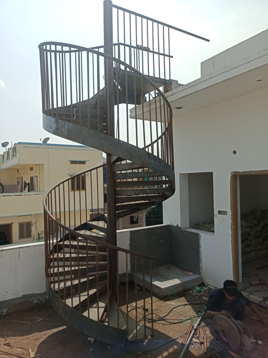 BALCONY GRILLS WITH PIPES
